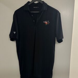 Levelwewr Black Blue Jays Polo Shirt